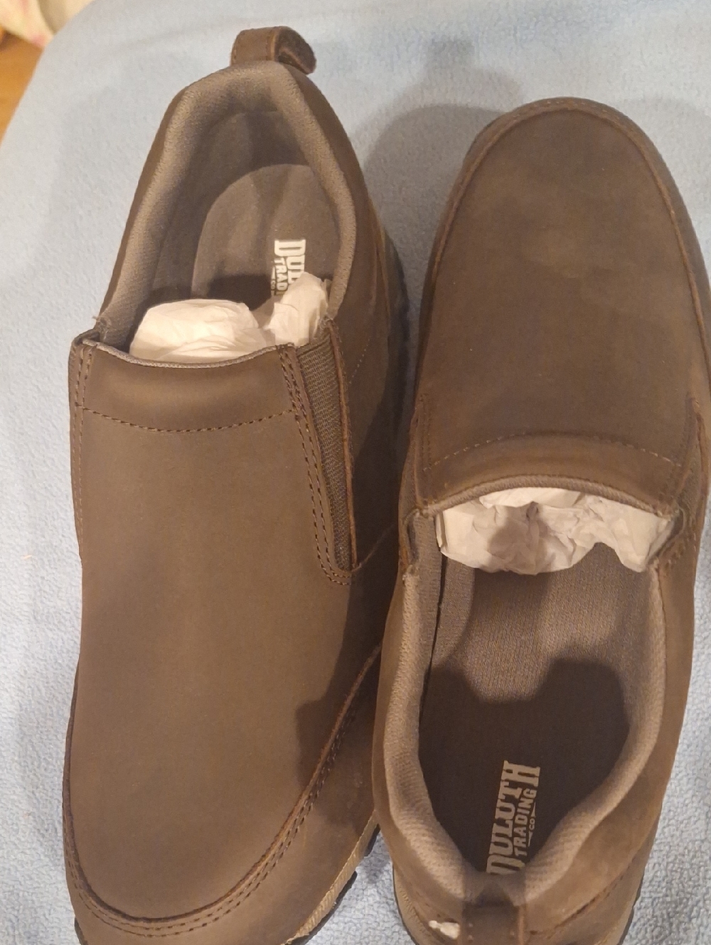 Duluth Trading Co Men's Slip-On Casual Shoes — Brown